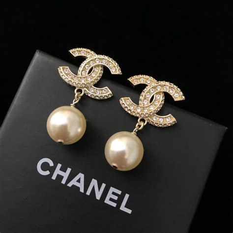 chanel earrings cc diamond|chanel cc earrings price list.